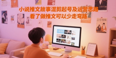 小说推文：故事混剪起号及运营思路-AI创作学习-提示词应用-短视频玩法AI智创工坊