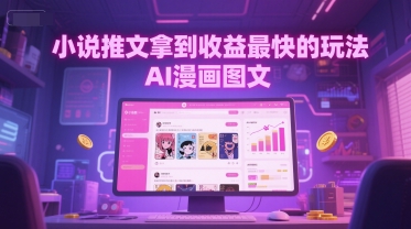 手把手教你做AI漫画图文进行小说推文，-AI创作学习-提示词应用-短视频玩法AI智创工坊