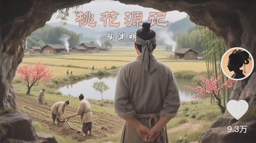 把课本里的古文做成爆火AI视频！流量猛的不行-AI创作学习-提示词应用-短视频玩法AI智创工坊