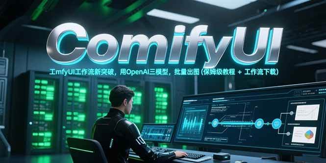 ComfyUI工作流新突破，用OpenAI三模型，批量出图(保姆级教程+工作流下载)-AI创作学习-提示词应用-短视频玩法AI智创工坊