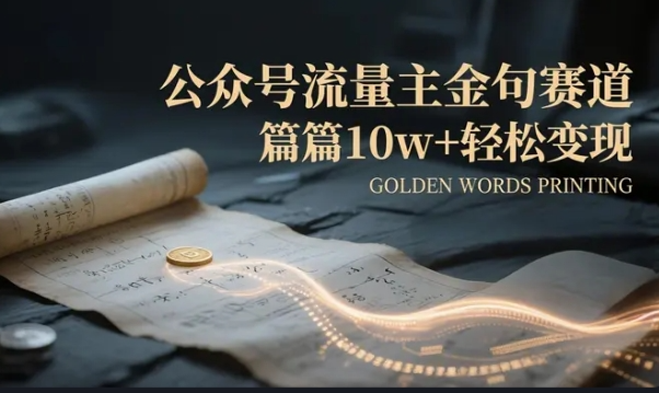 公众号流量主金句赛道，篇篇10w+轻松变现，多种模式选择-AI创作学习-提示词应用-短视频玩法AI智创工坊