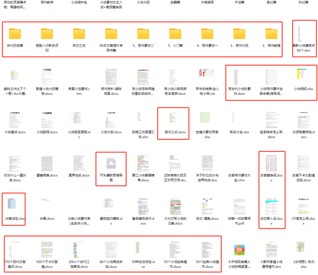 图片[3]-AI创作学习-提示词应用-短视频玩法利用AI创作小说：小说创作各种资料、素材、技巧、教程、模版…等-AI创作学习-提示词应用-短视频玩法AI智创工坊