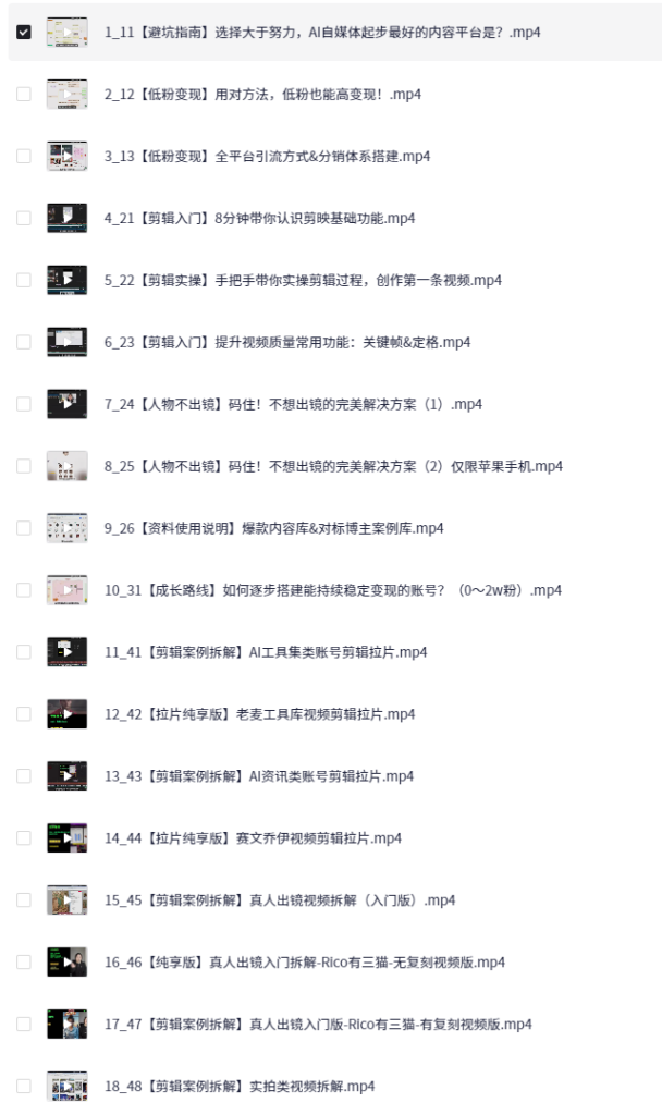 图片[2]-AI创作学习-提示词应用-短视频玩法7大模块带你实现AI自媒体变现-AI创作学习-提示词应用-短视频玩法AI智创工坊