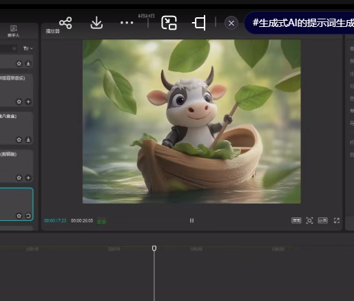 利用AI制作：十二生肖治愈的视频，轻松制作+快速拿到结果-AI创作学习-提示词应用-短视频玩法AI智创工坊